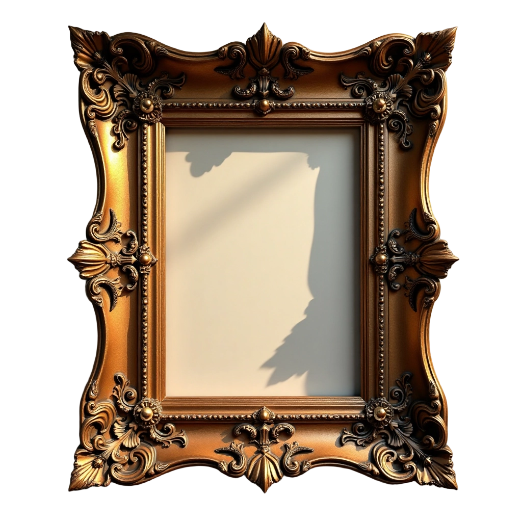 Ornate Golden Picture Frame